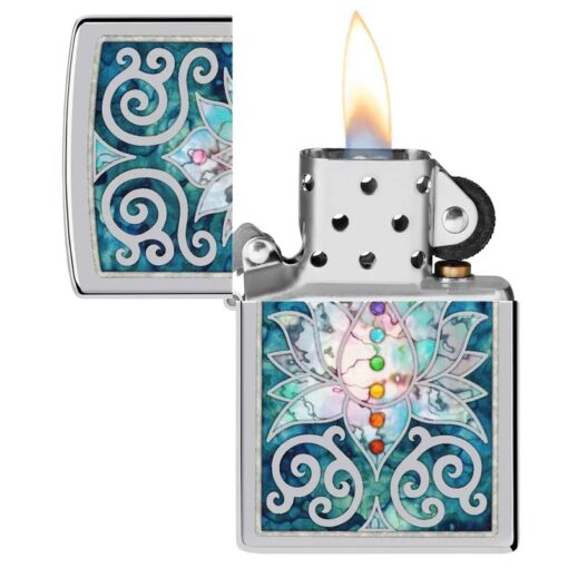 Zippo Lotus Flower Design - 48592 - Hình ảnh 4