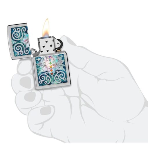 Zippo Lotus Flower Design - 48592 - Hình ảnh 5
