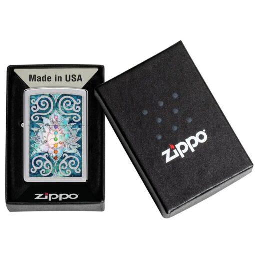 Zippo Lotus Flower Design - 48592 - Hình ảnh 6