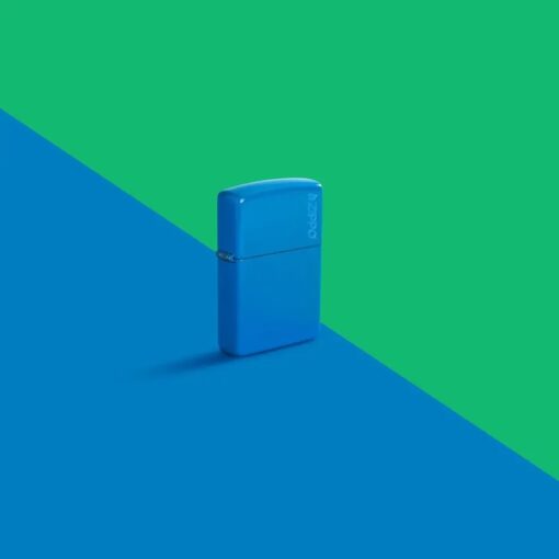 Zippo Classic Sky Blue Matte Zippo Logo - 48628ZL - Hình ảnh 7