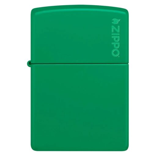 Zippo Classic Grass Green Matte Zippo Logo - 48629ZL - Hình ảnh 3