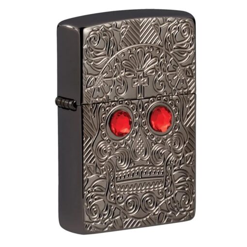 Zippo Armor Crystal Skull Design - 49300