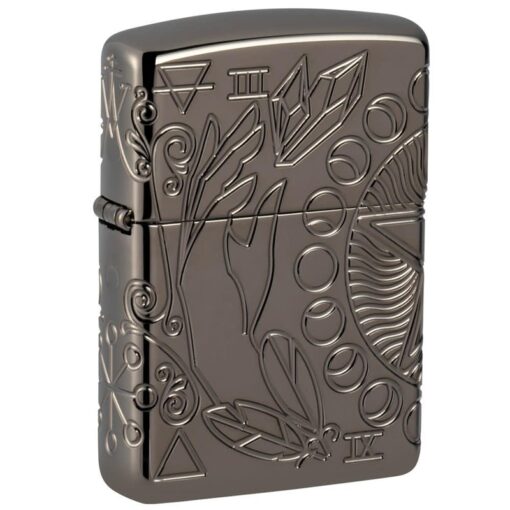Zippo Armor Wicca Design Black Ice - 49689