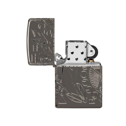 Zippo Armor Wicca Design Black Ice - 49689 - Hình ảnh 2