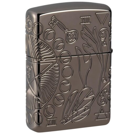 Zippo Armor Wicca Design Black Ice - 49689 - Hình ảnh 3