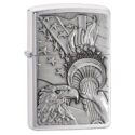 Zippo Something Patriotic Emblem Brushed Chrome - 20895