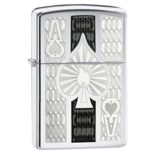 Zippo Ace High Polish Chrome - 24196
