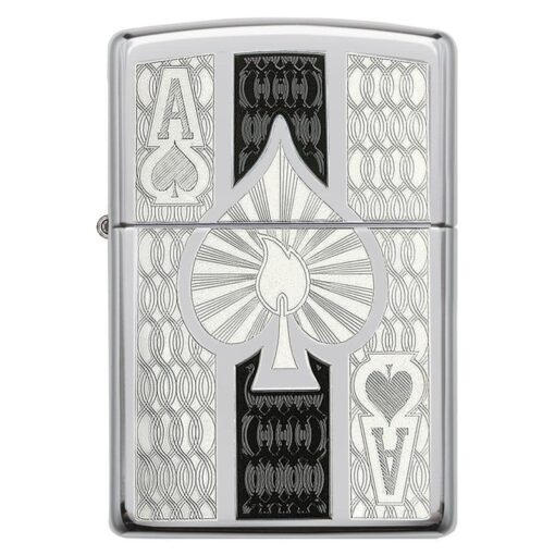 Zippo Ace High Polish Chrome - 24196 - Hình ảnh 3