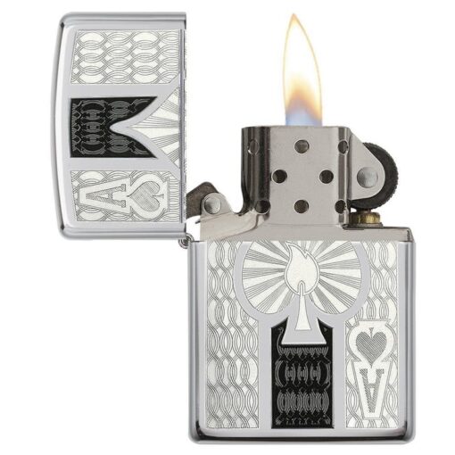 Zippo Ace High Polish Chrome - 24196 - Hình ảnh 4