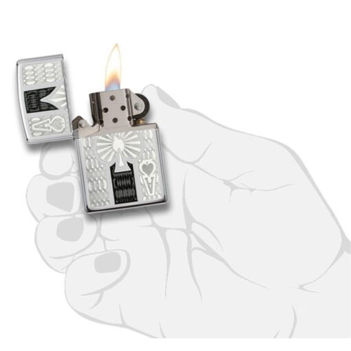 Zippo Ace High Polish Chrome - 24196 - Hình ảnh 5