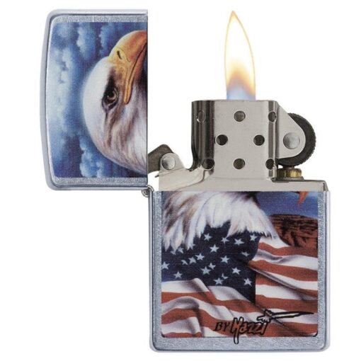 Zippo Mazzi Freedom Watch Street Chrome - 24764 - Hình ảnh 4