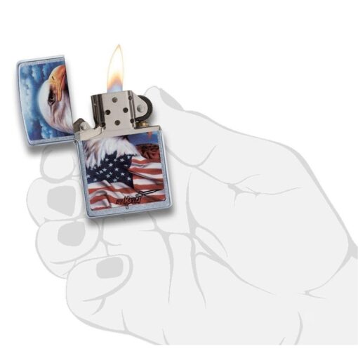 Zippo Mazzi Freedom Watch Street Chrome - 24764 - Hình ảnh 5