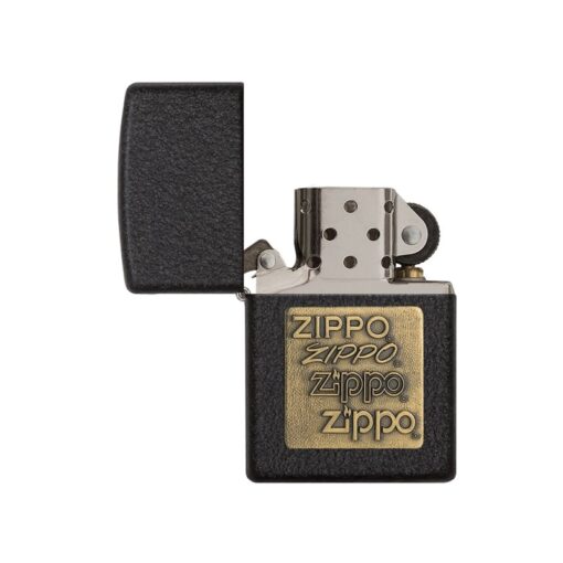 Zippo Brass Emblem Black Crackle - 362 - Hình ảnh 2