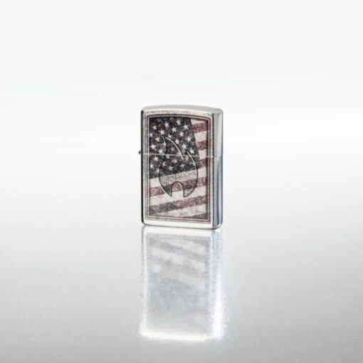Zippo Americana Flame Design Street Chrome - 48180 - Hình ảnh 7