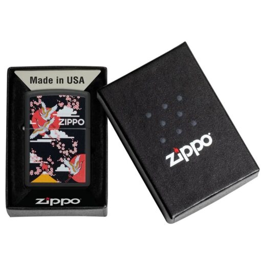 Zippo Kimono Design Black Matte - 48182 - Hình ảnh 6