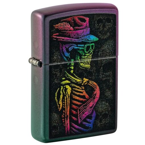 Zippo Colorful Skull Design Iridescent - 48192