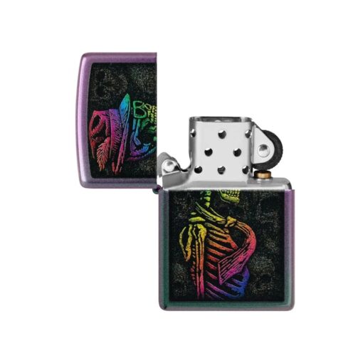 Zippo Colorful Skull Design Iridescent - 48192 - Hình ảnh 2