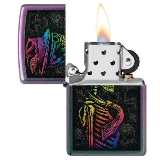 Zippo Colorful Skull Design Iridescent - 48192 - Hình ảnh 4