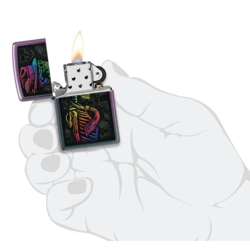 Zippo Colorful Skull Design Iridescent - 48192 - Hình ảnh 5