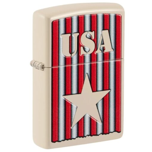 Zippo USA Design Flat Sand - 48204