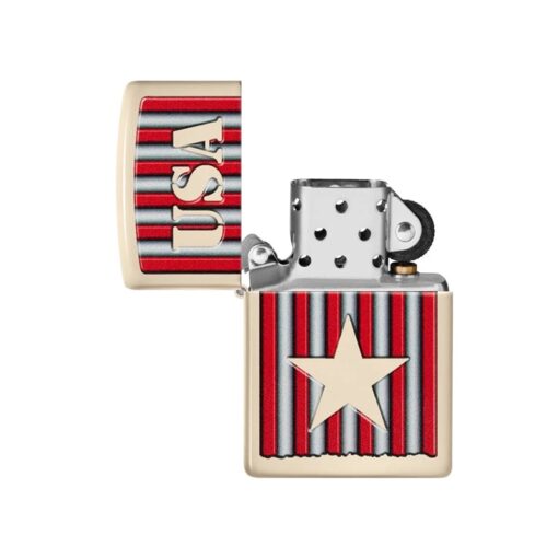 Zippo USA Design Flat Sand - 48204 - Hình ảnh 2
