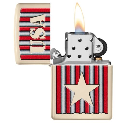 Zippo USA Design Flat Sand - 48204 - Hình ảnh 4