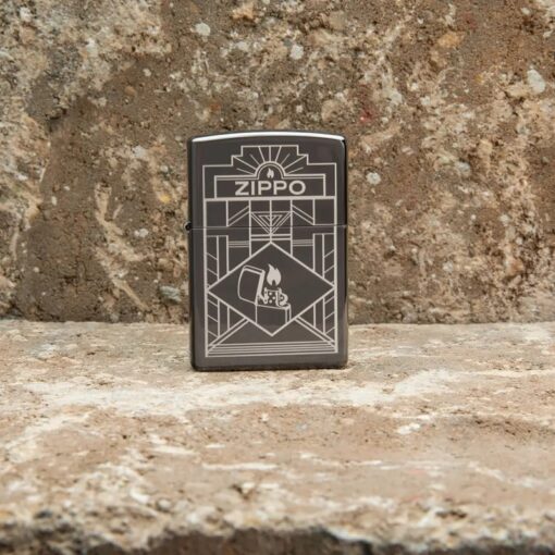Zippo Art Deco Design Black Ice - 48247 - Hình ảnh 7