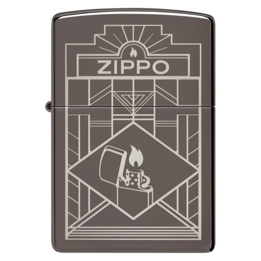 Zippo Art Deco Design Black Ice - 48247 - Hình ảnh 3