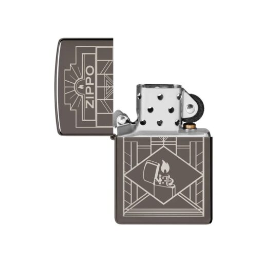 Zippo Art Deco Design Black Ice - 48247 - Hình ảnh 2