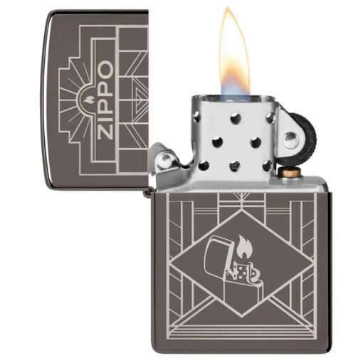 Zippo Art Deco Design Black Ice - 48247 - Hình ảnh 4