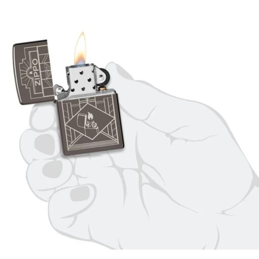 Zippo Art Deco Design Black Ice - 48247 - Hình ảnh 5