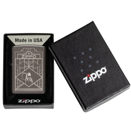Zippo Art Deco Design Black Ice - 48247 - Hình ảnh 6