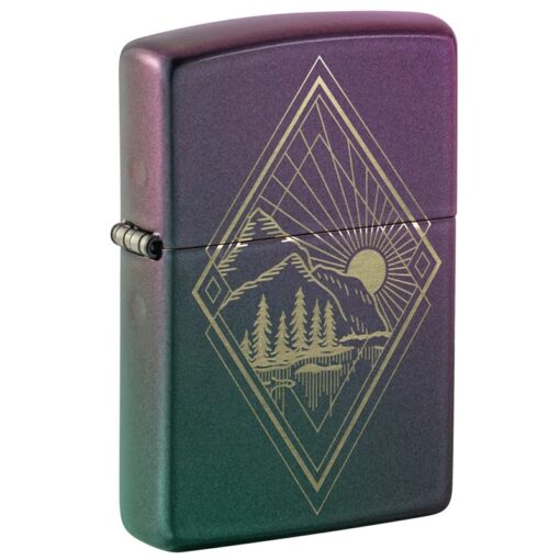 Zippo Geometric Outdoor Design Iridescent - 48382