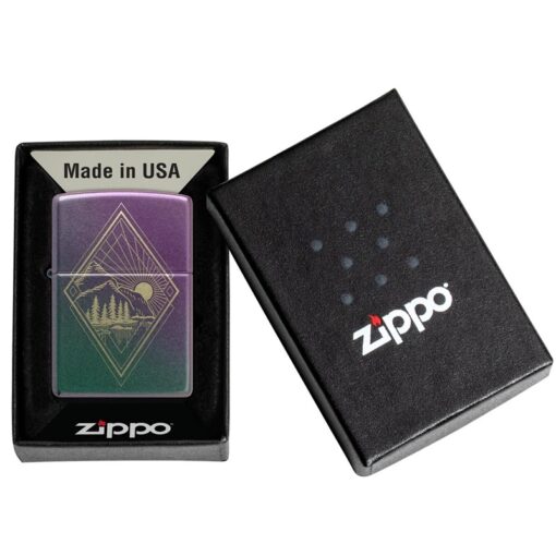 Zippo Geometric Outdoor Design Iridescent - 48382 - Hình ảnh 6
