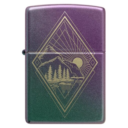 Zippo Geometric Outdoor Design Iridescent - 48382 - Hình ảnh 3