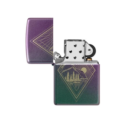 Zippo Geometric Outdoor Design Iridescent - 48382 - Hình ảnh 2