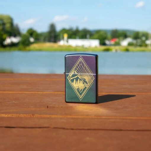 Zippo Geometric Outdoor Design Iridescent - 48382 - Hình ảnh 7