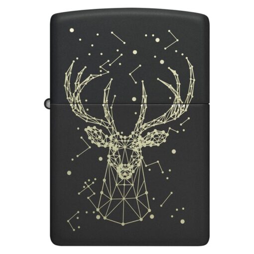 Zippo Deer Constellation Design Black Matte - 48385 - Hình ảnh 3