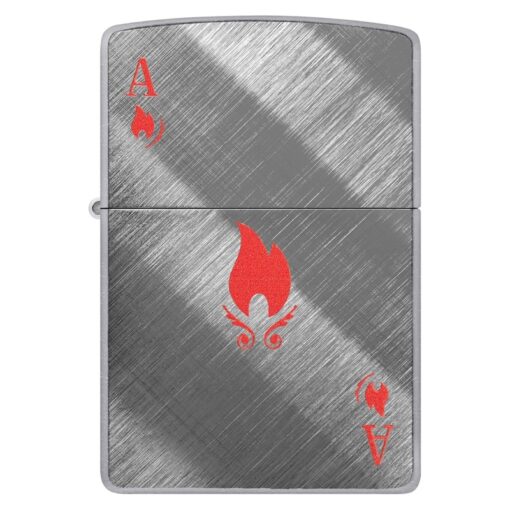 Zippo Flame Ace Design Diagonal Weave - 48451 - Hình ảnh 3