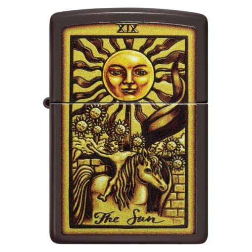 Zippo The Sun Tarot Card Design Brown - 48452 - Hình ảnh 3