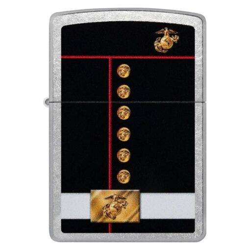 Zippo U.S Marines Corps Dress Blues Street Chrome - 48550 - Hình ảnh 3