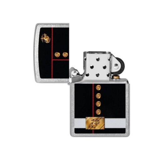 Zippo U.S Marines Corps Dress Blues Street Chrome - 48550 - Hình ảnh 2