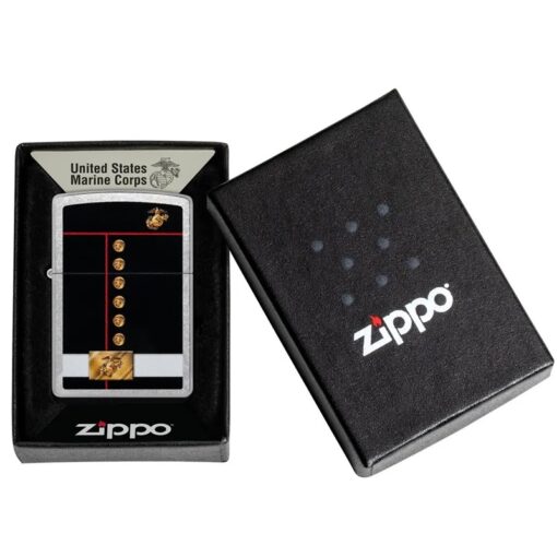 Zippo U.S Marines Corps Dress Blues Street Chrome - 48550 - Hình ảnh 6