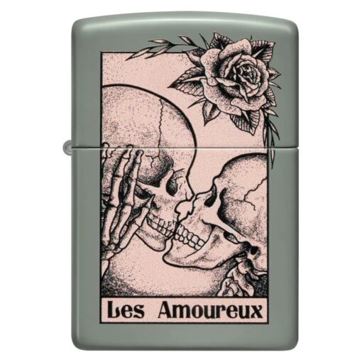 Zippo Death Kiss Design Sage - 48594 - Hình ảnh 3