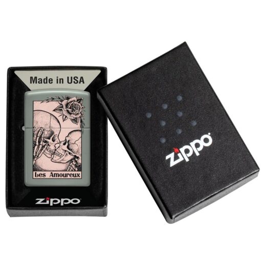 Zippo Death Kiss Design Sage - 48594 - Hình ảnh 6