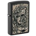 Zippo Gory Tattoo Design Black Matte - 48616
