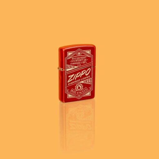 Zippo It Works Design Metallic Red - 48620 - Hình ảnh 7