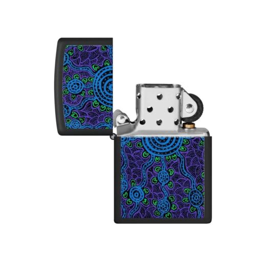 Zippo John Smith Gumbula Black Light Design Black Matte - 48625 - Hình ảnh 2