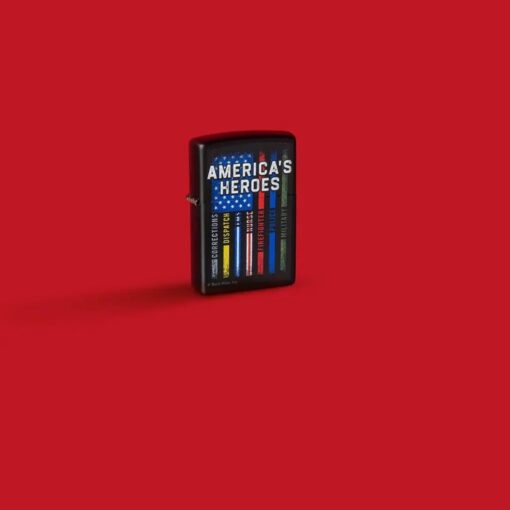 Zippo Buckwear America’s Heroes Design Black Matte - 48634 - Hình ảnh 7
