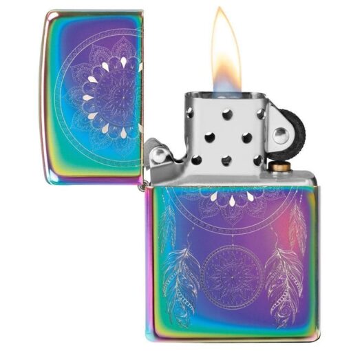 Zippo Engraved Dreamcatcher Multi Color - 49023 - Hình ảnh 4